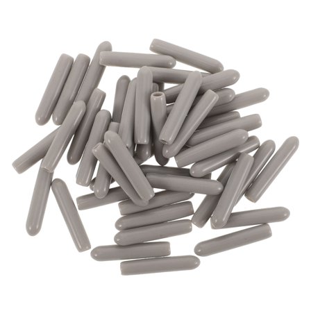 OUNONA 50Pcs Dishwasher Rack Repair Coating Caps Grey Rubber for Reliable Home Use