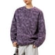 thumbnail image 1 of Sudadera sin capucha para hombre, estilo casual, a la moda, con cuello redondo, holgada, de gamuza, con lazo, manga larga, para jóvenes, blusas activas, camisetas para hombre., 1 of 5