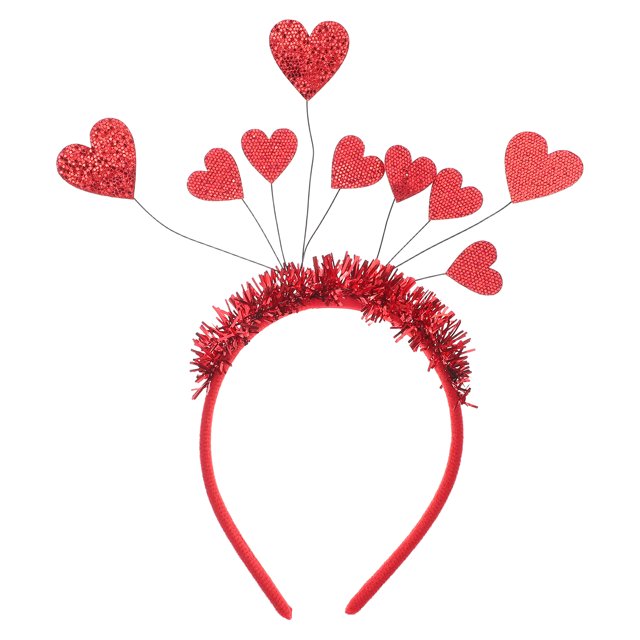 Diadema con forma de corazón, temática de San Valentín (1 unidad). Accesorios para el cabello. Diadema única.
