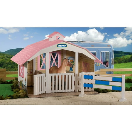 Breyer Classics 3-Horse Stable Play Set