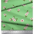 thumbnail image 2 of Soimoi Polyester Crepe Fabric Leaves & Floral Artistic Fabric Prints by Yard 52 Inch Wide, 2 of 3