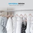 thumbnail image 4 of Velvet Ultra Slim Non Slip Shirt Hangers  50 Pack  Grey, 4 of 7