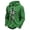 A-Green301, variant on XIAONU Mens St Patrick's Day Celtic Cross Clover Graphic Hoodie Gradient Waffle Knit Embroidered Pullover Warm Casual Festival Wear Sweatshirt