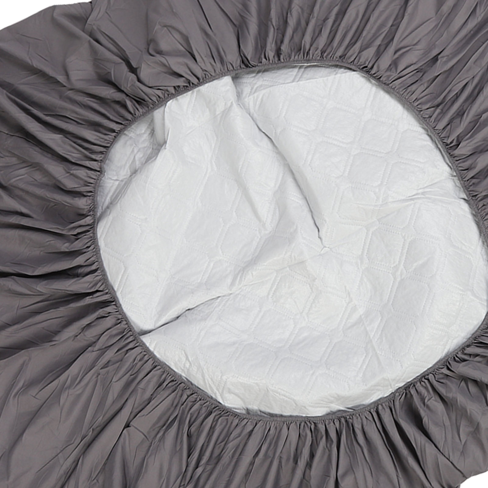 Nieyigj Mattress Cover Waterproof PEVA Fitted Sheet Protector Gray, 53.1x74.8 in / 135x190 cm