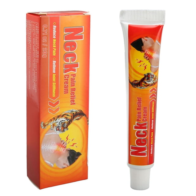 Crema Para El Dolor De Espalda, Crema Para El Dolor De Cuello De Acción Rápida Textura Delicada Portátil 20 G Para Lesiones Crónicas ANGGREK Neck Pain Cream