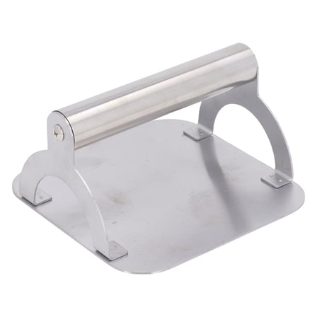 Stainless Steel Burger Press Non-Stick Smokeless Meat Press for Indoor and Outdoor Grilling