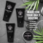 Viking Revolution Mens Facial Skin Care Kit with Face Moisturizer, Facial Scrub, and Eye Cream