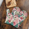 thumbnail image 5 of Cute Oven Mitts,Pioneer Flower Floral Print Pattern Oven Mitt 2-Pack Set,Kitchen Gloves for Oven,Heat Resistant Oven Mitts 7.7"x12", 5 of 7