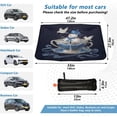 thumbnail image 3 of BZSMCE Foldable Car Windshield Sunshade Umbrella-Teacup Snowman and Doves Pattern, 3 of 7