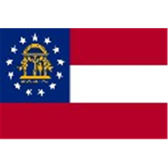 Annin Flagmakers 141166 6 ft. X 10 ft. Nyl-Glo Georgia 2003 Flag