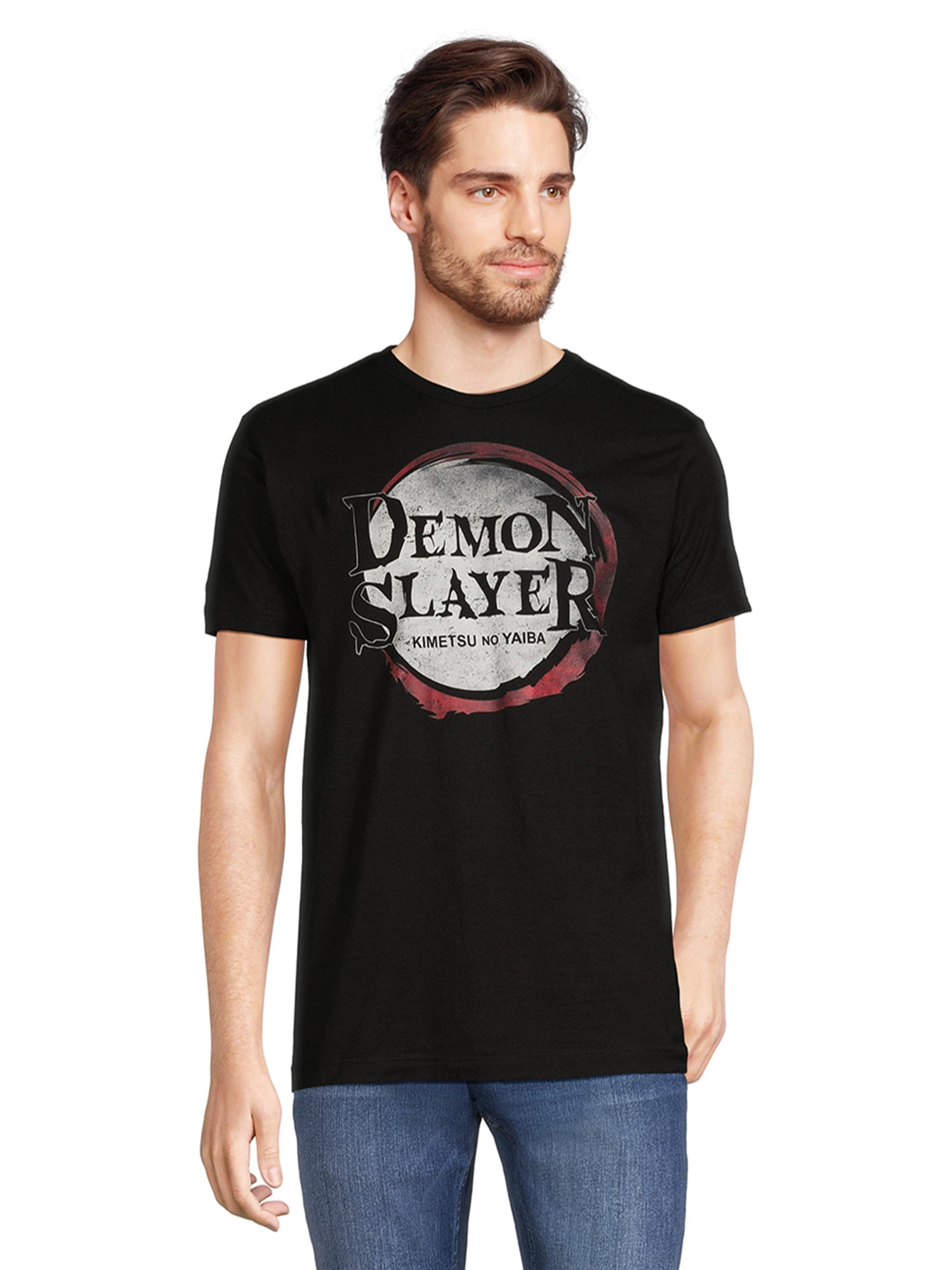 Demon Slayer Men’s and Big Men’s Graphic Tee Shirts, 2-Pack, Sizes S-3XL