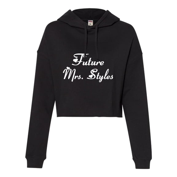 Womens Future Mrs. Styles Cropped Hooded Sweatshirt