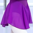 thumbnail image 6 of Leey-World Ballet Leotards For Girls Dance Leotard With Skirt Toddler Ballet Outfit Bow Back(9-10 Years,Dark Purple), 6 of 7
