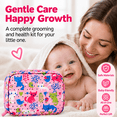 thumbnail image 2 of 13 in 1 Baby Grooming Kit with Thermometer, Bath Thermmometer, Brush, Comb, Nail Clipper & Nasal Aspirator, Portable Baby Care Set, Newborn Essentials Must Haves for Home & Travel, Pink, 2 of 9