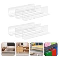 thumbnail image 4 of 6PCS Non-magnetic Plastic Shelf Dividers Clear Supermarket Shelf Divider Shelf Separators, 4 of 8
