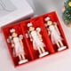 thumbnail image 3 of 12 Cm Tuerca de Madera Ornaments Muñeca de Navidad blanco perfke cascanueces soldado, 3 of 8
