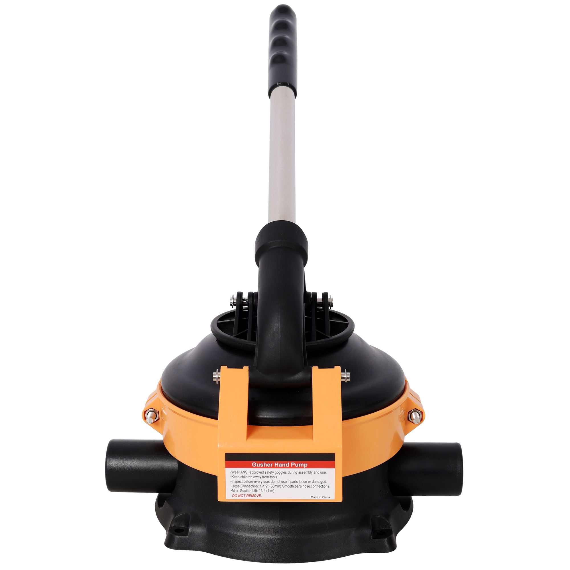 Manual Hand Water Pump with Stainless Steel Lever Non-Electric Heavy Duty Well Pump for Garden Irrigation Emergency Backup Farm Water Lifting