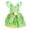Dress+wing, variant on Little Girl Green Fairy Princess DressBirthday Party Outfit Halloween Christmas Carnival Cosplay Costume