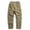 Khaki, variant on YLSDY Mens Cargo Pants Casual Plus Size Elastic Loose Comfy Jogger Pants Fashion Multiple Pockets Solid Flowy Trousers Army Green XXXL