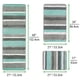 thumbnail image 4 of Alfombras de baño mDesign, suave microfibra y poliéster, set de 3, 4 of 9