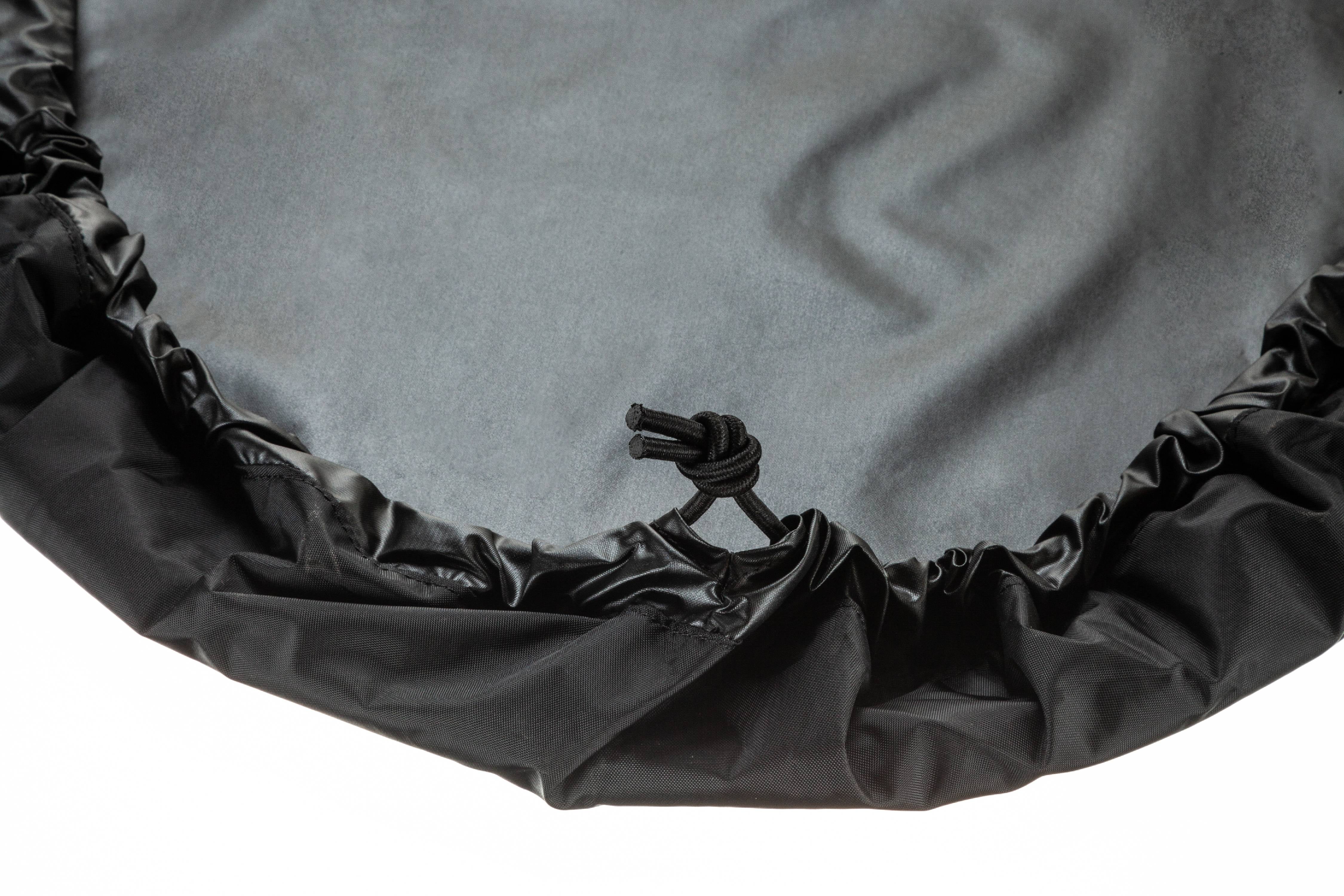 Attwood 11775-5 Universal Kayak Cockpit Cover with Clips - Black Nylon