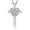 3-Heart Cross, variant on Cross Necklace for Women 1.2 Carat Moissanite Cross Pendant 925 Sterling Silver Christmas Easter Christian Jewelry Gifts