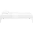 thumbnail image 3 of Platform Bed Frame, Twin Size, White, Metal, Bedroom, Modern Contemporary HB35084, 3 of 5