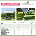 thumbnail image 6 of Backyard Expressions 11' x 9' Screen House, Screen Shelter for Backyard, Camping, Picnics and Tailgating, 6 of 8