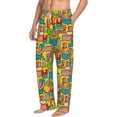 thumbnail image 5 of Cauagu America Symbols Mens Pajama Pants Sleep & Lounge Pants,PJ Bottoms with Pockets-Small, 5 of 7