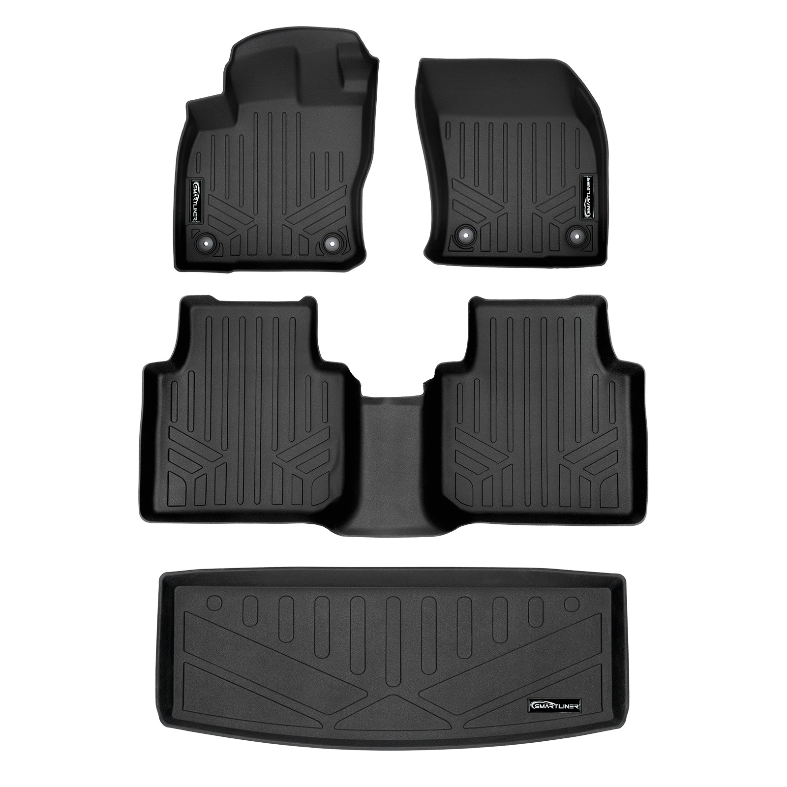 Maxliner 20182021 Volkswagen Tiguan 7 Passenger Custom Fit Floor Mats