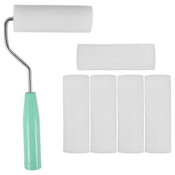 PENIKOKO Multi-Use Paint Roller Set with Roller Frame for Wall and Ceiling Painting, Easy to Clean and Comfortable Grip