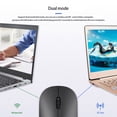 thumbnail image 4 of Indicador óptico Lenovo Xiaoxin Air 2 Wireless Mouse con BT 4.0 Dual-Mode 4000DPI 2.4GHz Laptop Mouse CNC Pulido Mouse para Windows 10/8/7 Laptop PC Computadora Mac Office / Home Lenovo Indicador óptico, 4 of 6
