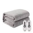 thumbnail image 4 of GONUES Heated Mattress Pad King Size 78"x80", Soft Coral Fleece Bed Warmer with Dual Control, 10-Hour Auto-off & 4 Heat Settings, Fast Heating, Machine Washable, Medium Gray, 4 of 10
