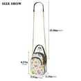 thumbnail image 2 of FORMRS Crossbody Bag for Women Quilted Travel Shoulder Cell Phone Purse with Chain Strap Handbag, Colorful Easter Eggs, 2 of 7