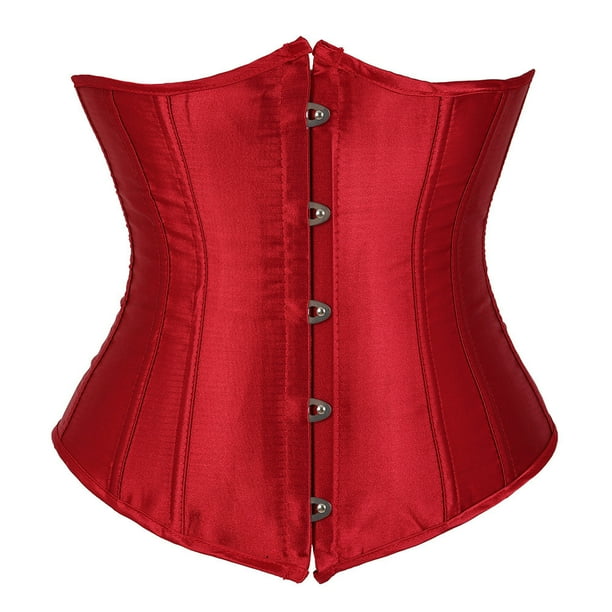 Corsés deshuesados de talla grande para mujer a la moda, ropa interior Sexy sólida, ropa moldeadora Fridja nalpqowj30471