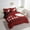 Red, variant on Erosebridal American Baseball Bedding Sets Twin Size,Ball Game Comforter Sets With Sheets,Sport Gamer Room Decorative,Reversible,Breathable,7Pcs
