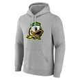 thumbnail image 2 of Men's Gray Oregon Ducks Logo Pullover Hoodie, 2 of 3
