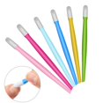 thumbnail image 4 of 30 Pieces Plastic Handle Nail Cuticle Pusher Rubber Tipped Nail Cleaner Colored Nail Art Tool for Men and Women Christmas Valentine's Day Giving(Mixed Colors), 4 of 5