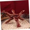 thumbnail image 2 of Wooden Tripod Wooden Tripod Stand Abalone Shell Stand Decorative Bowl Display Rack Crystal Ball Holder, 2 of 8