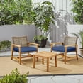 thumbnail image 2 of Aoodor Outdoor Seat Pads Chair Cushion W24''xD24'', Fade-resistant Polyester, Removable Cover with Hidden Zipper,Adaptable Secure Ties, for patio, garden, or terrace Set of 2, 2 of 7