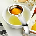 thumbnail image 4 of HomeLife Handheld Egg Divider Stainless Steel Yolk Separator Sieve Kitchen Cooking Tool, 4 of 9