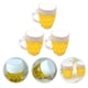 thumbnail image 3 of KAKOWELY 3 piezas de simulación de vaso de cerveza para decoración de tartas, accesorios para tartas del Día del Padre, color amarillo, 3 of 4
