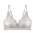 thumbnail image 4 of Scalloped Floral Lace Deep‑V Bra for Women Thin Breathable Elegant Daily‑Date Fashion Undergarment, 4 of 4