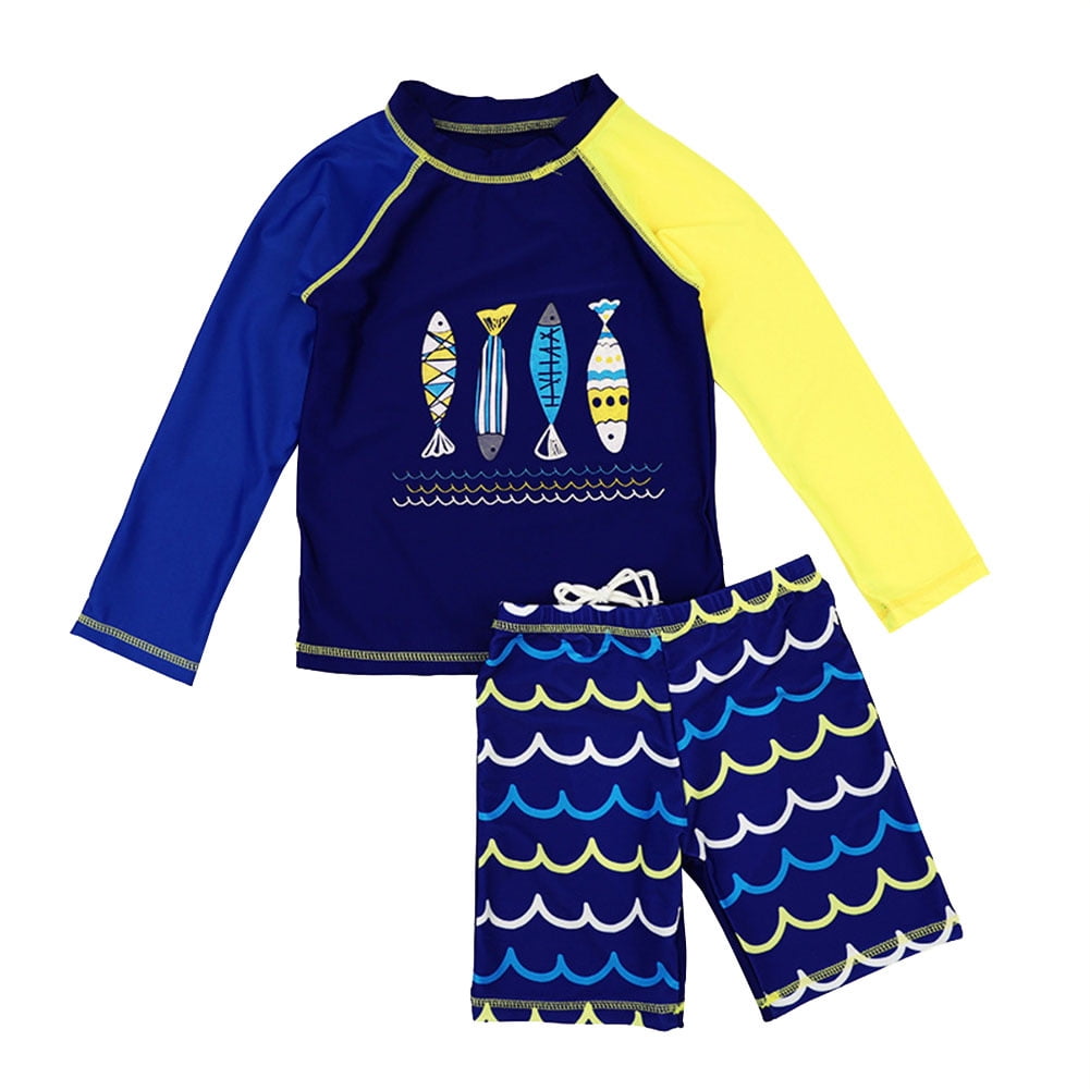 Swim Shirt Tee Rashguard Surf Vest Swimsuit Kids Child Sun Protective Swimwear 