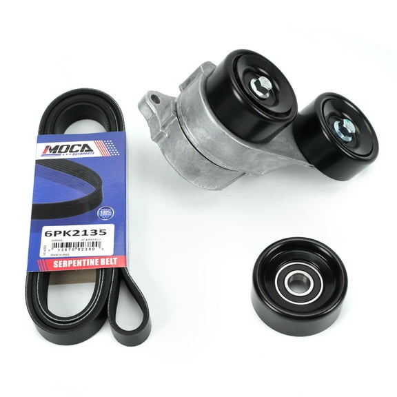 MOCA AUTOPARTS Serpentine Belt Component Kit Fit for 2005-2010 Honda Odyssey & 2008-2011 Honda Ridgeline & 2004-2008 Acura TL