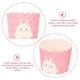 thumbnail image 3 of Cupcake Baking Cups Storage Container for Food Store Western Restaurant Pink Paper Material Greaseproof 100Pcs, 3 of 5