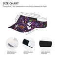 thumbnail image 3 of Fuzoiu Halloween Sweet Candy Print Adult Sunscreen Visor Cap,Adjustable Summer Cap for Men Women,Unisex Running Outdoor Beach Hat, 3 of 7
