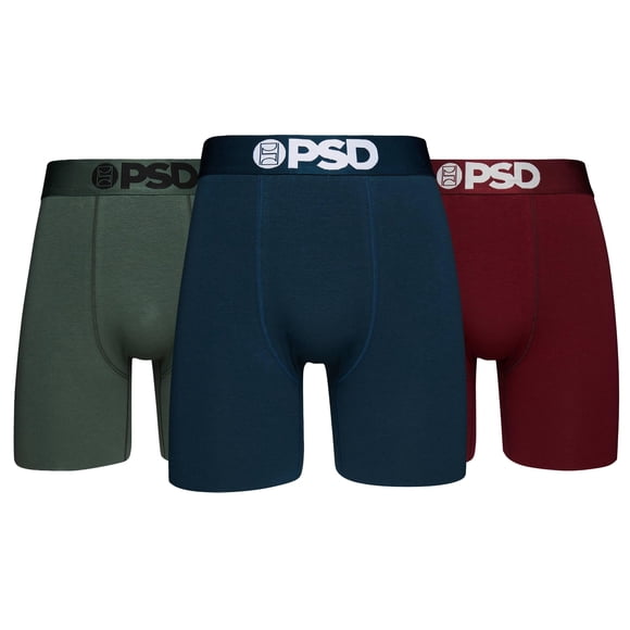 Boxer Brief PSD Algodón Talla X-Large Paquete de 3 con Control de Humedad
