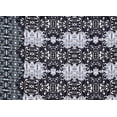 thumbnail image 2 of Zelouf Mirror Scroll Border On Ity  , Sewing, DIY, Crafts Fabric by the Yard, 901 Black/grey, 10 Yard, 2 of 2