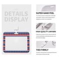 thumbnail image 4 of Susaid Fourth Of July Print ID Badge Holder with Double-Sided Windows Horizontal Hard Plastic Case Black Card Protector Pouch for Office School ID Credit Cards, 4 of 7